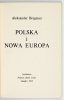 BREGMAN Aleksander - Polska i nowa Europa.